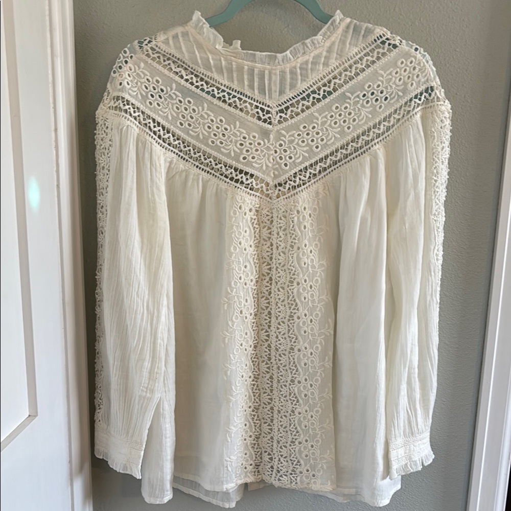 Sundance White Lace Women's Top